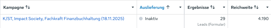Meta-Werbeanzeigenmanager: Sozialunternehmen